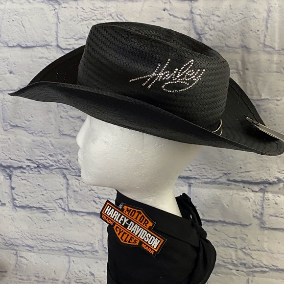 HarleyDavidson Accessories Nwt Harley Davidson Straw Cowboy Hat